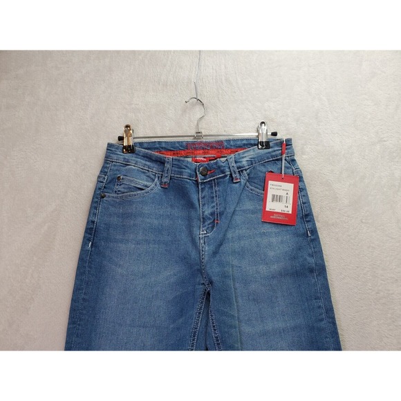 Ferrari‎ Jeans Boys 14 Blue Denim Cotton Stretch Light Wash Pockets Straight Leg - Picture 4 of 11